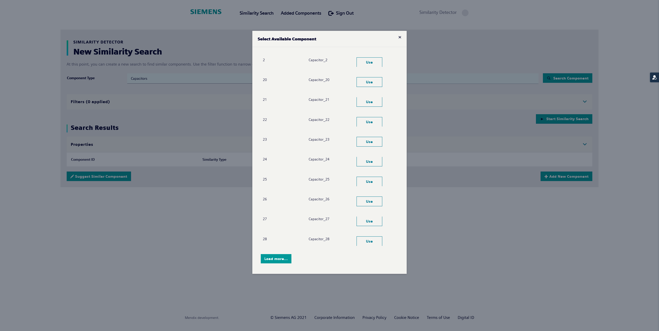 Similarity search 2