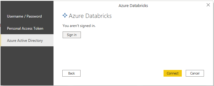 Power BI Azure Databricks